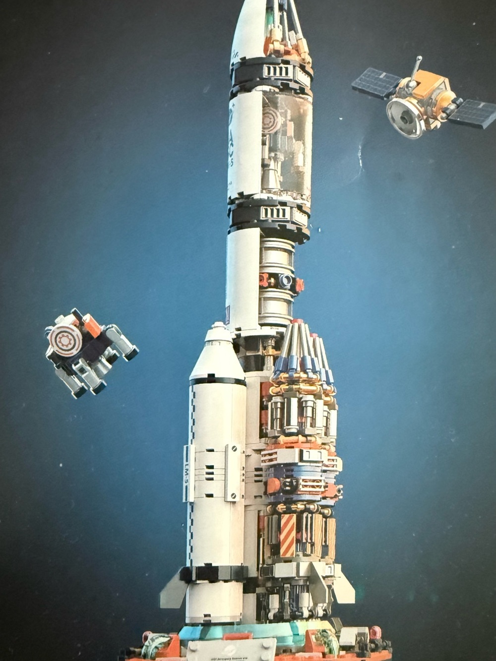 Model Rocket Building Set - White and Red Accent